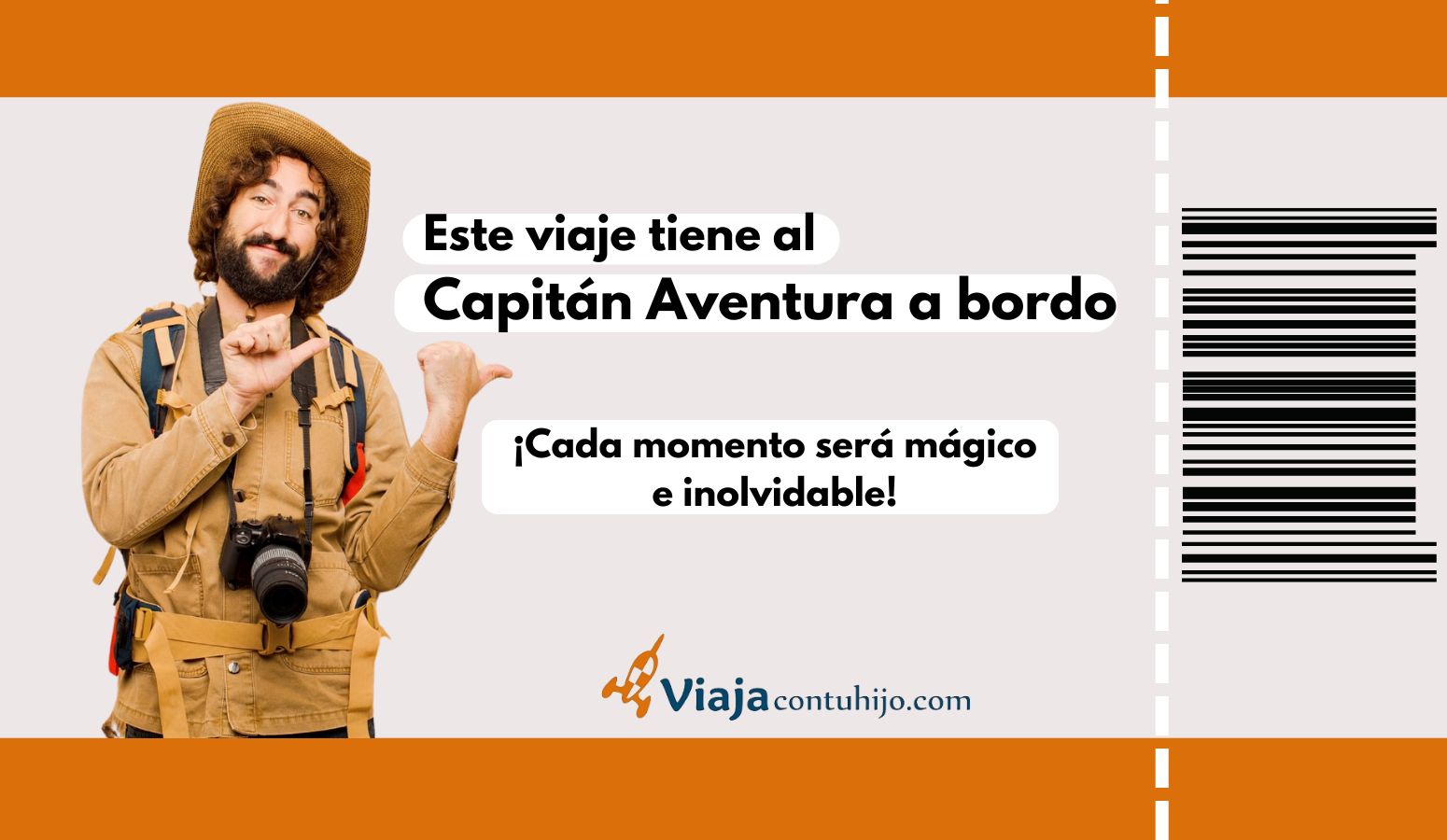 capitan aventura en viajacontuhijo